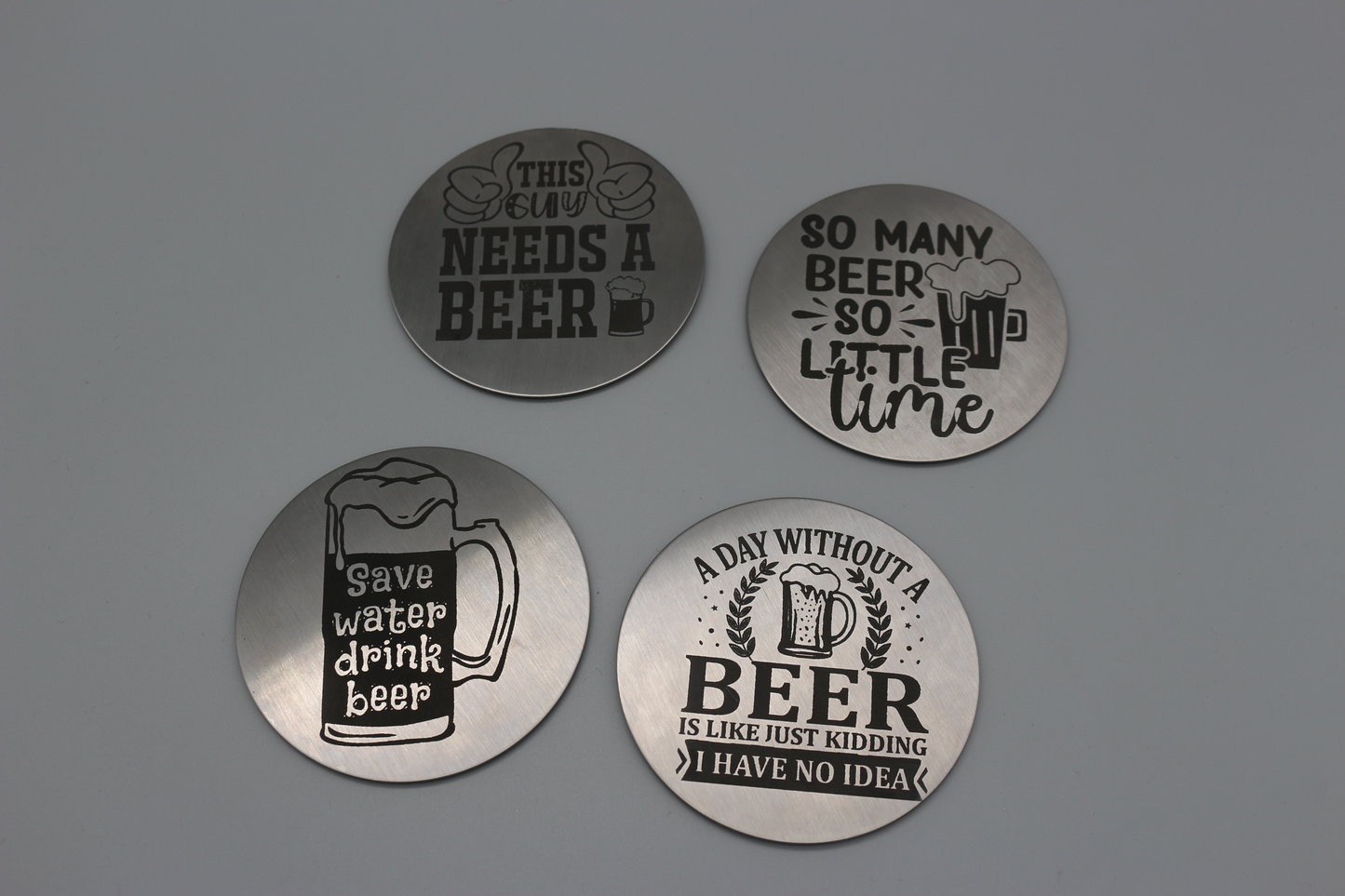 Getränke Untersetzer Metall