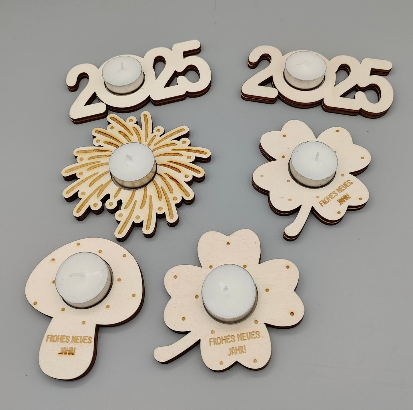 Glücksbringer mit Teelicht