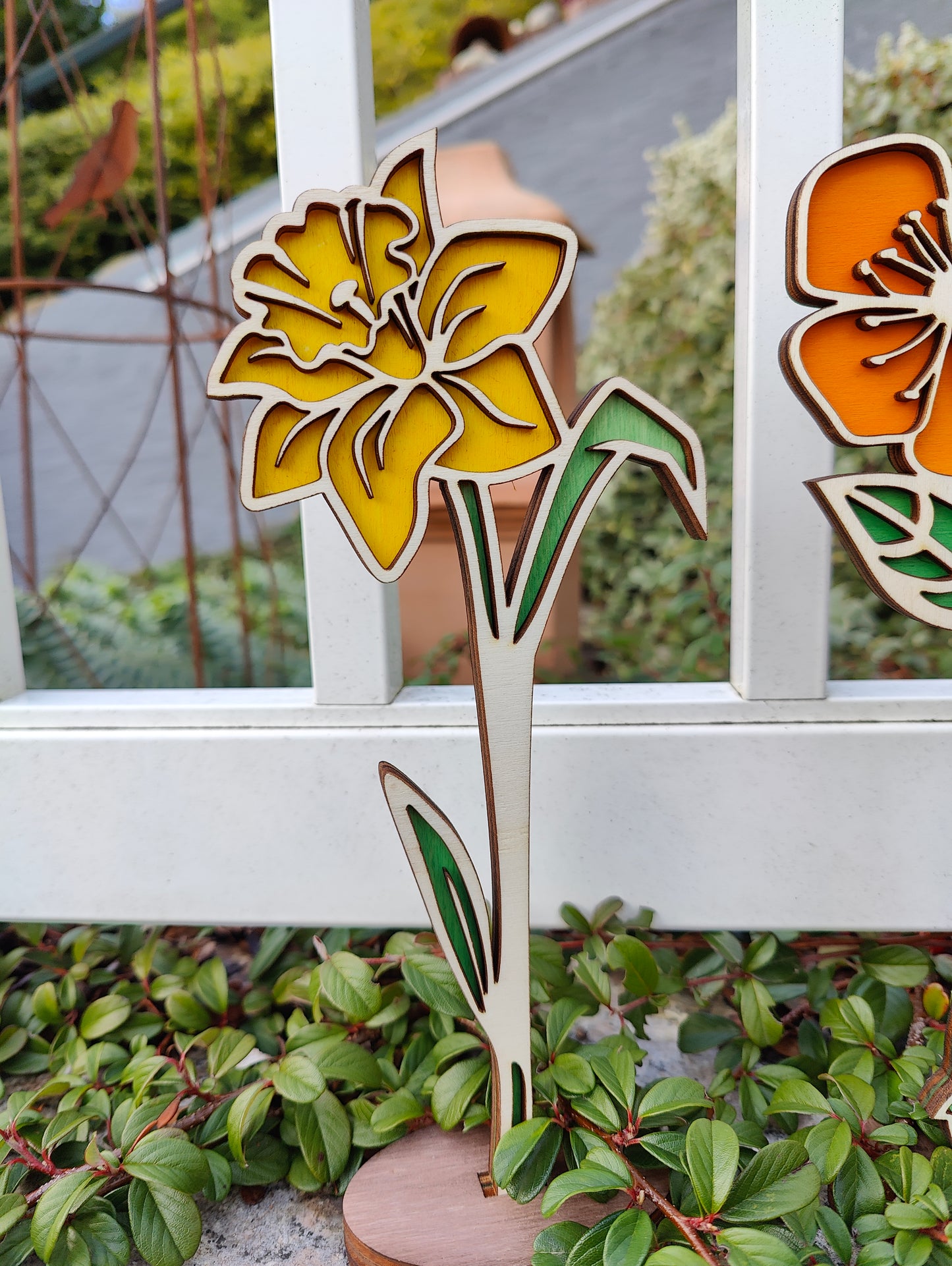 Blumen mit Ständer